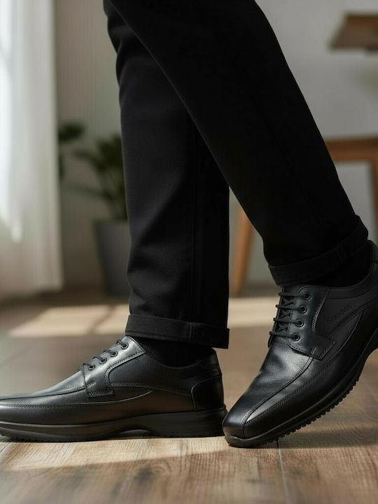 Men's Leather Casual Shoes Black
