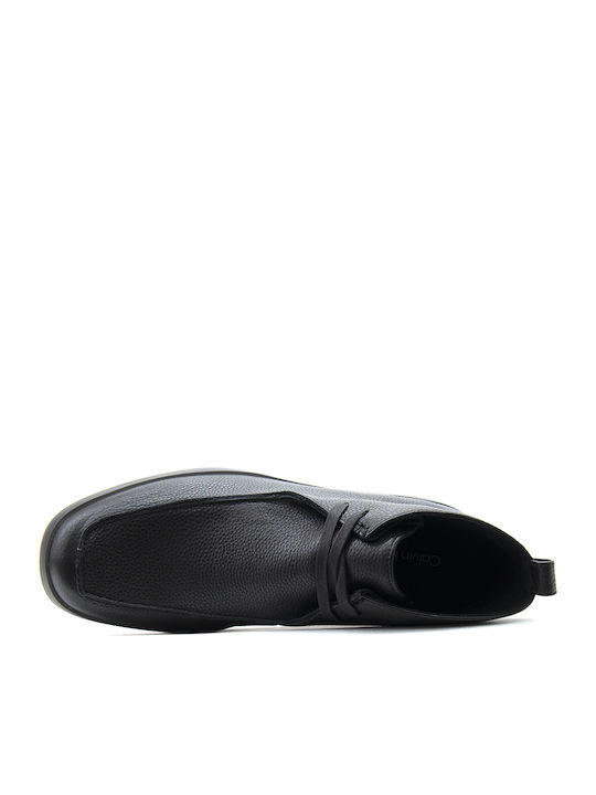 Leder Schwarz Herrenstiefel