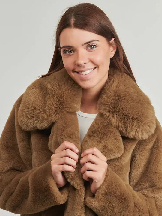 Women's Long Fur Brown