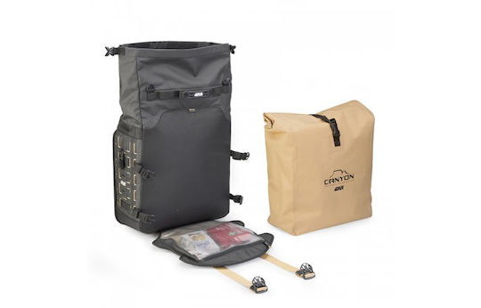 Givi Grt709b_ 35+35l Waterproof Canyon Brown Side Bags Straps