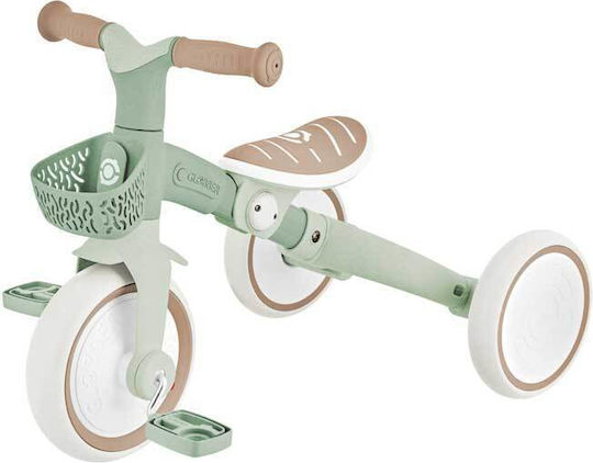 Globber Learning Trike Plus Μετατρεπόμενο με Χειρολαβή Γονέα 3 σε 1 για 1-3 Ετών Πράσινο