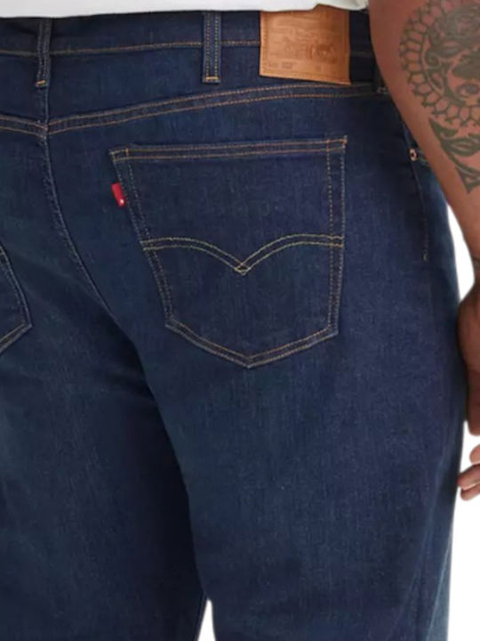 502 Men's Jeans Pants with Regular Tapered Fit Medium Blue Denim