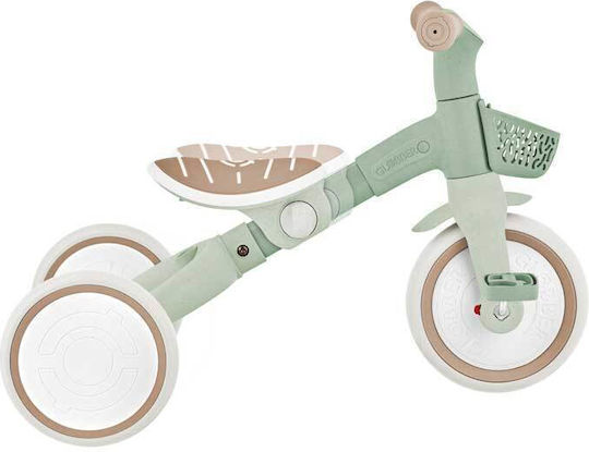 Globber Learning Trike Plus Μετατρεπόμενο με Χειρολαβή Γονέα 3 σε 1 για 1-3 Ετών Πράσινο