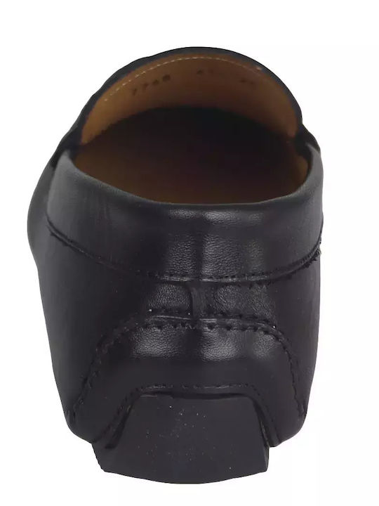 Men's Leather Loafers Black