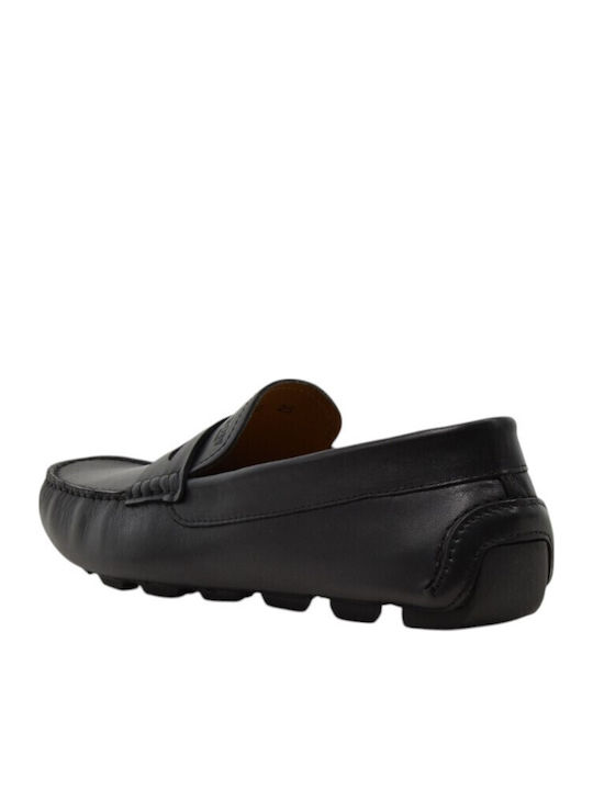 Men's Leather Loafers Black