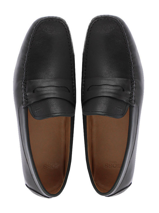 Men's Leather Loafers Black