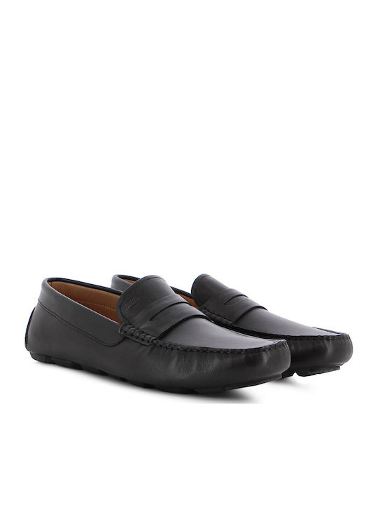 Men's Leather Loafers Black
