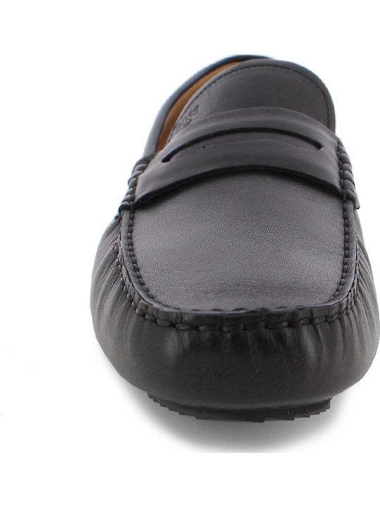 Men's Leather Loafers Black