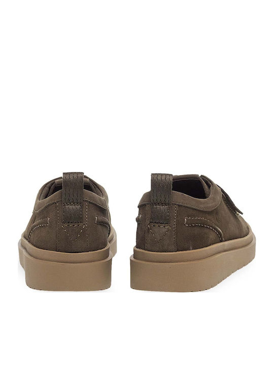 Men's Leather Moccasins Green