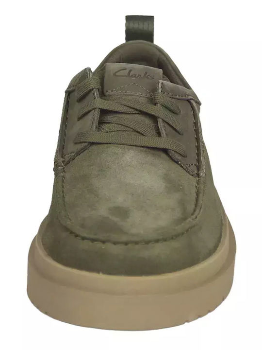 Men's Leather Moccasins Green