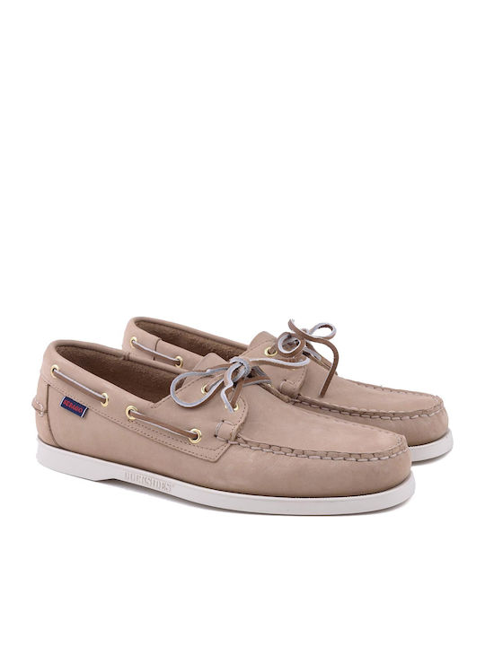 Portland Men's Boat Shoes Beige