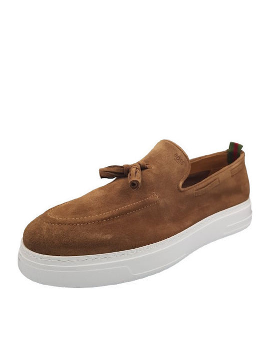 Boss Shoes Mocasini barbati SUE-CIGARO SUEDE