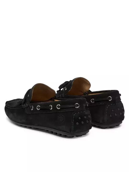 Drive Suede Ανδρικά Boat Shoes σε Μπλε Χρώμα