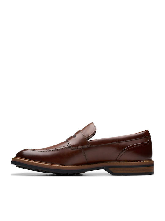 Step Men's Leather Loafers Tabac Brown