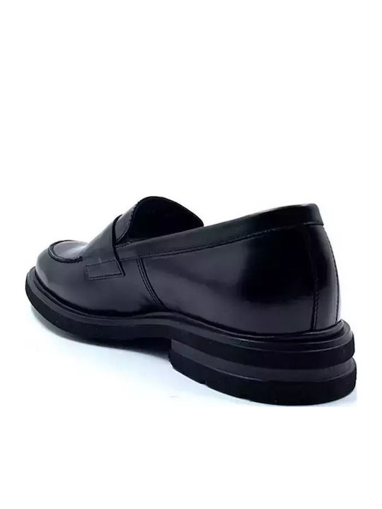Belgas Sierra Men's Leather Loafers Black