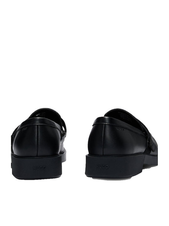 Men's Leather Loafers Black