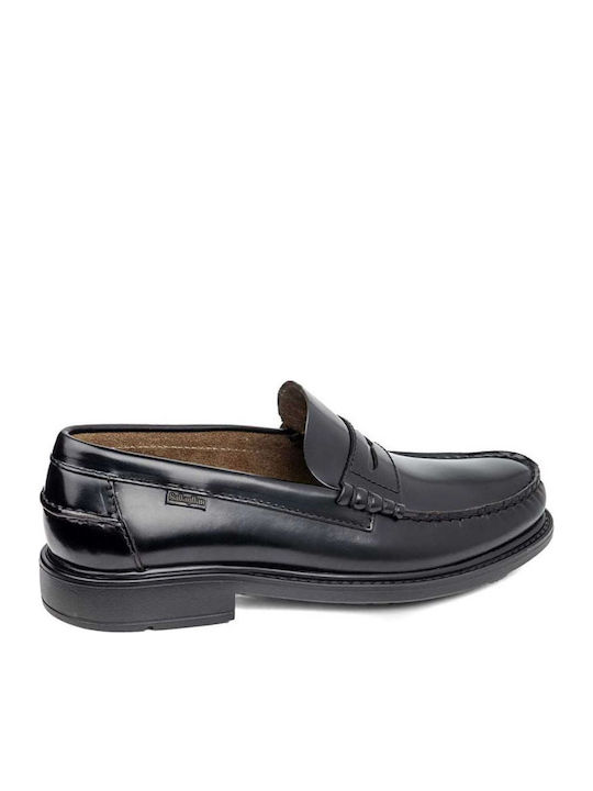 Δερμάτινα Ανδρικά Loafers σε Μαύρο Χρώμα