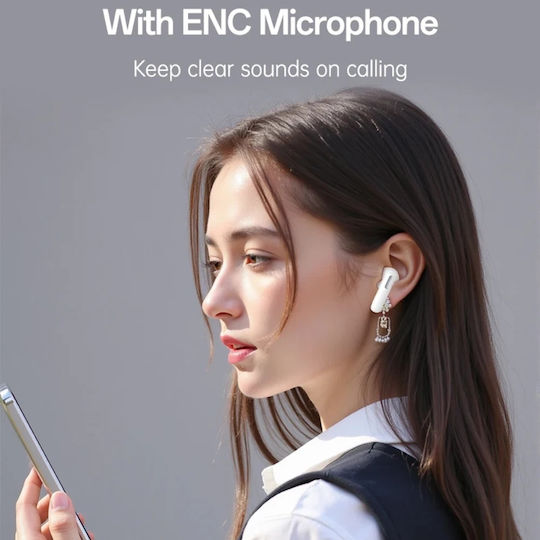 Yesido TWS34 In-ear Bluetooth Handsfree Căști cu Carcasă de Încărcare Alb