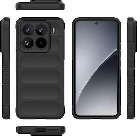 Techsuit Magic Umschlag Rückseite Silikon Rot (Xiaomi 15 Pro)