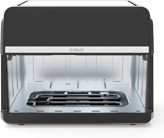 Samus Friteuză cu aer cu Coș Detașabil Dublu 9lt Negru AF9DUO-S2600DW