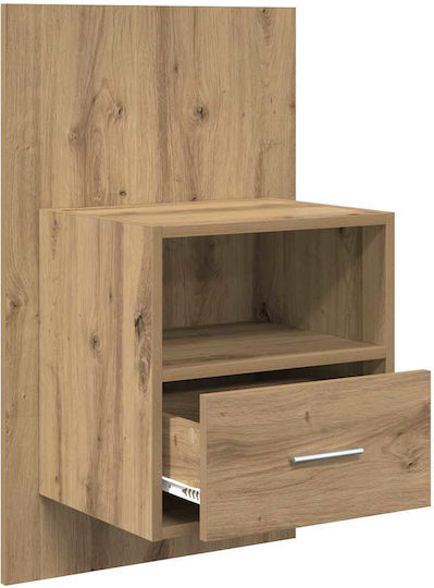 Nachttische Brown Oak 2Stück 48.5x32.5x80cm