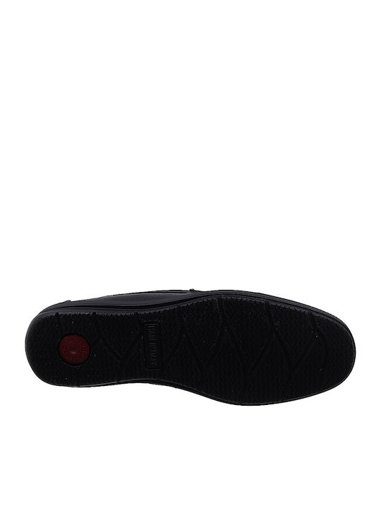 Δερμάτινα Ανδρικά Loafers σε Μπλε Χρώμα