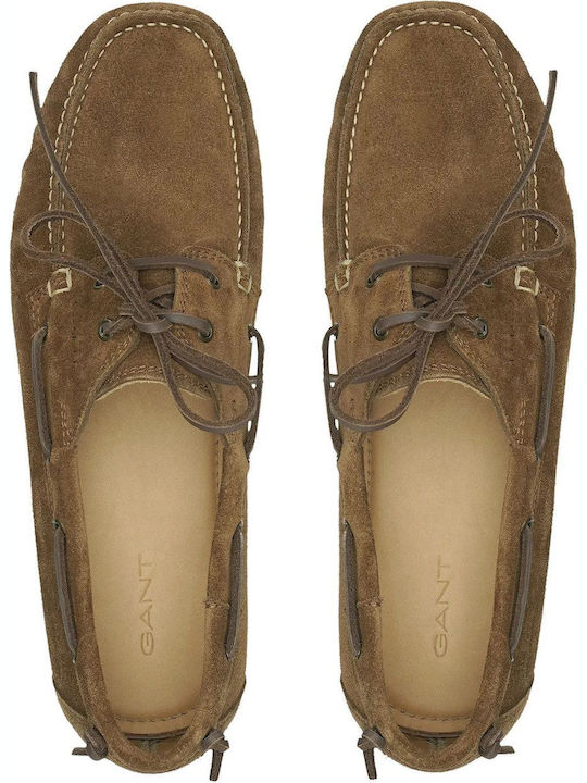 Wilmon Leder Herren Mokassins in Braun Farbe