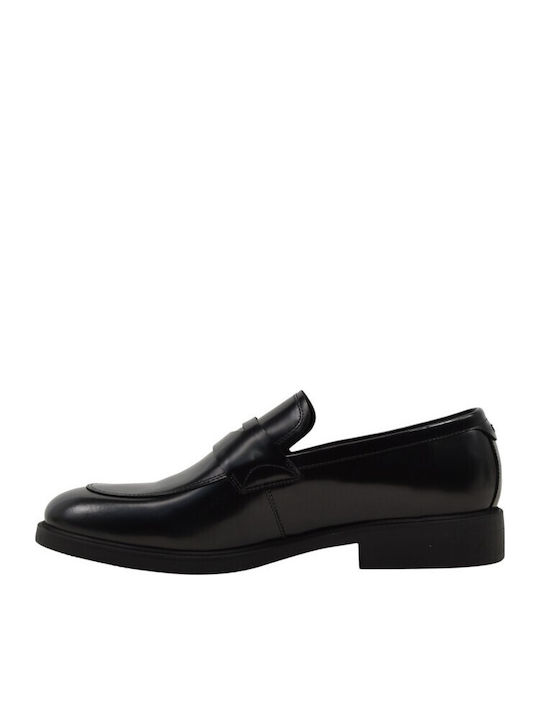 Men's Leather Loafers Black
