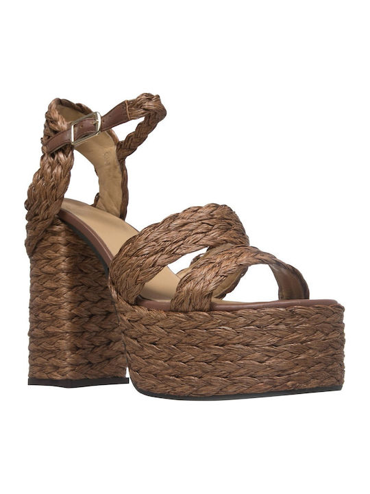 Sandalen Braun