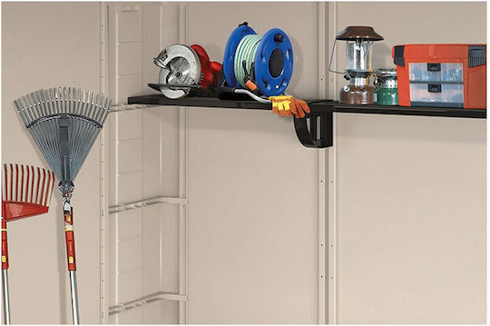 Plastic Garden Shed Factor with Air Vents M1.78xW1.95xH2.08m