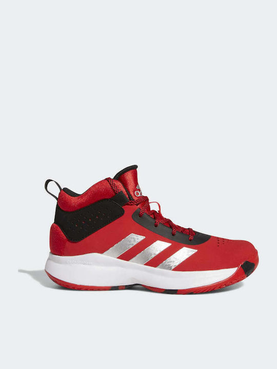 adidas Cross Em Up 5 Basketball Vivid Red / Silver Metallic / Core Black