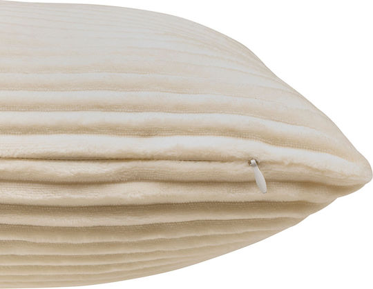 Μαξιλάρι Καναπέ A-s Arum Fleece Εκρού 38x38εκ.