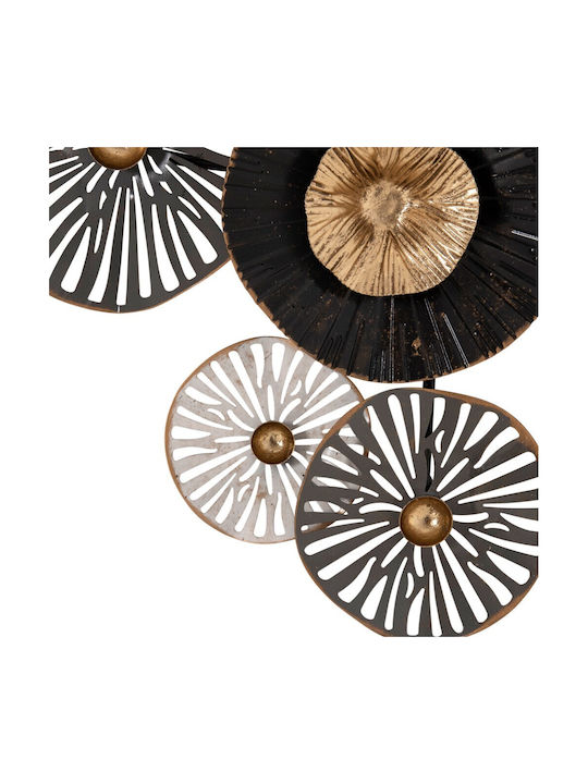 HomeMarkt From Metallic Gray Ecru Gold 88x7x51cm