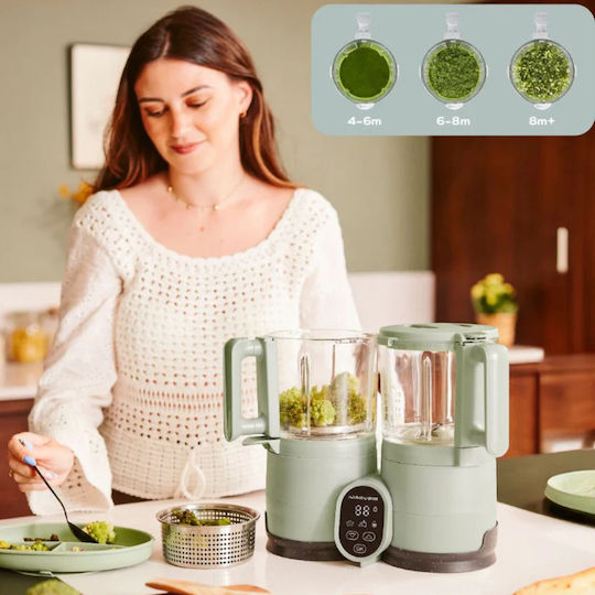 Babymoov Baby-Food-Dampfgarer Integrierter Mixer 1.9Es