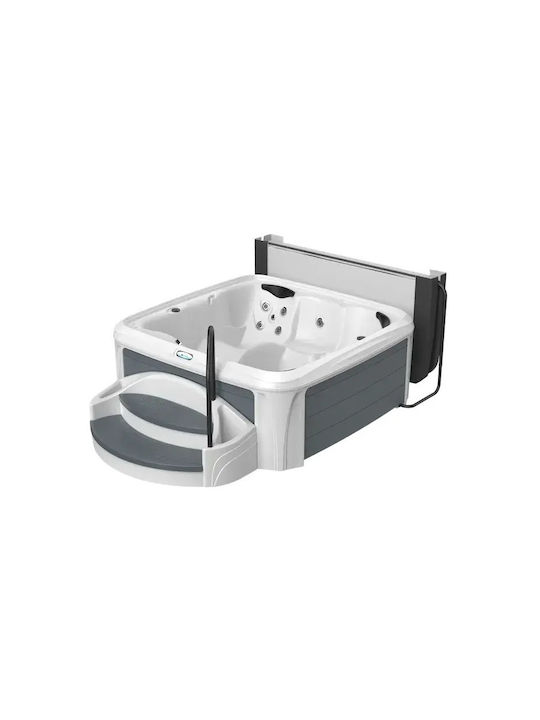 Dream Maker Spa Acrylic Bathtub with Hydromassage 208x208cm