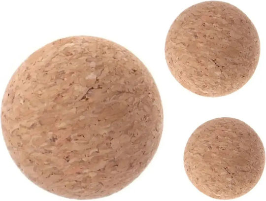 Cork Massage Balls 3 Pieces Storage Pouch Fascia