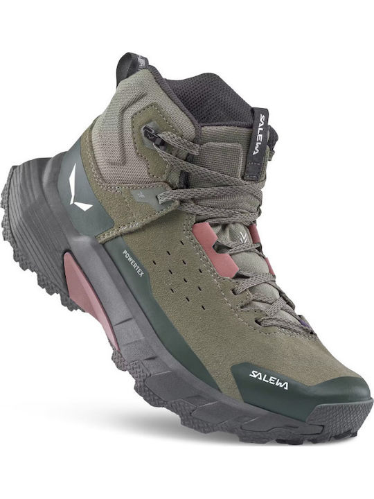 Salewa Salewa Pedroc 2 Leder Frauen Wanderschuhe Grüne
