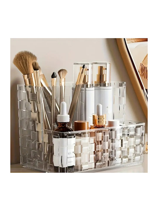 ShuShu Organizator de cosmetice cu separatoare transparent