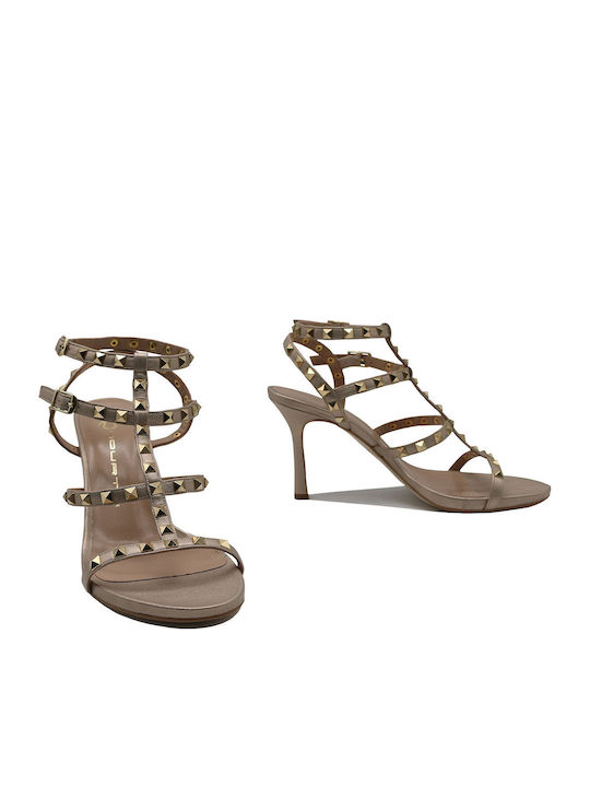 Leder Sandalen Beige