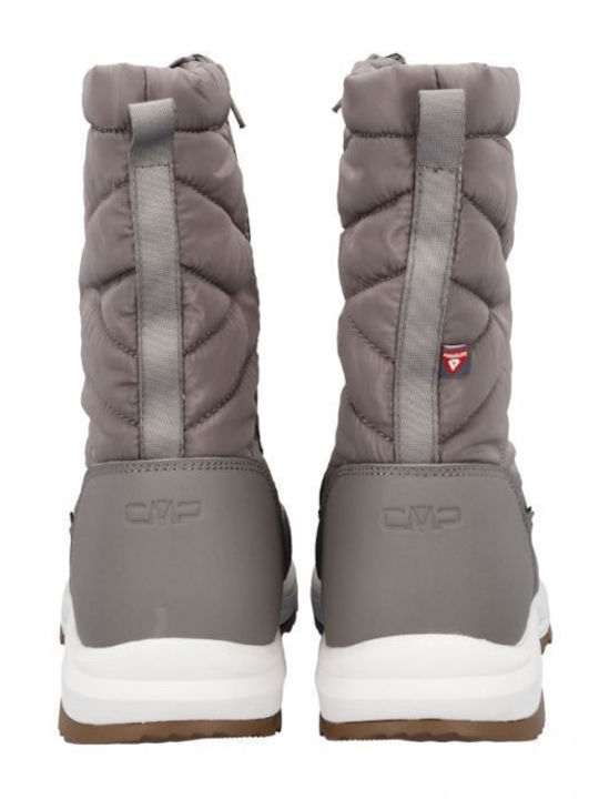 Damenstiefel mit Pelz Gray