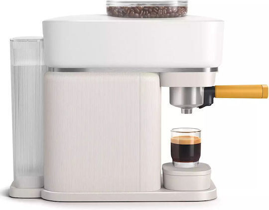 Philips Baristina Automatic Espresso Coffee Machine 1500W Pressure 16bar with Grinder White BAR300/03