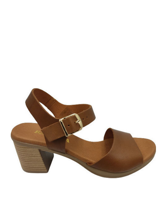 Leather Sandals Dark Brown