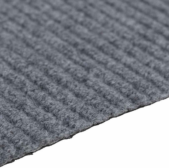 vidaXL Covor Antiderapant Rectangular Din Piele Gri 100x300cm