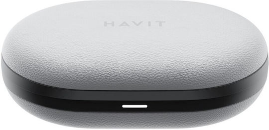Havit OWS915 Open Ear Bluetooth Handsfree Ακουστικά με Αντοχή στον Ιδρώτα και Θήκη Φόρτισης Γκρι