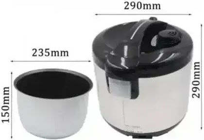 Raf Πολυμάγειρας 900W με Χωρητικότητα 5lt Μαύρος