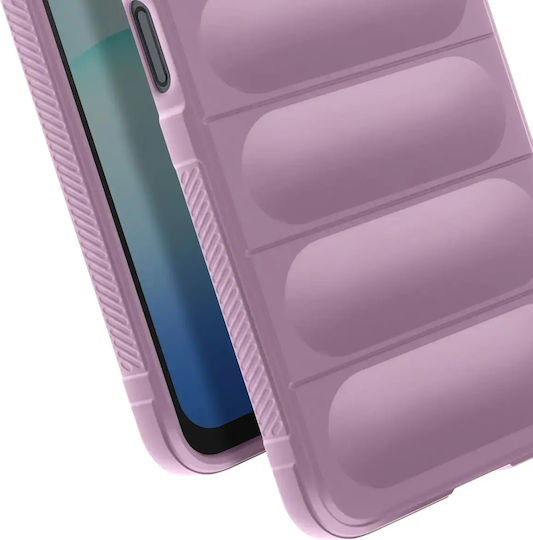 Umschlag Rückseite Silikon Flieder (Galaxy A54)