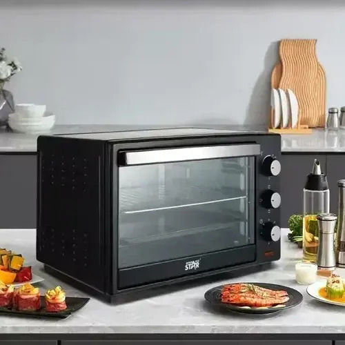 Winning Star Ηλεκτρικό Φουρνάκι 38lt Χωρίς Εστίες Μαύρο