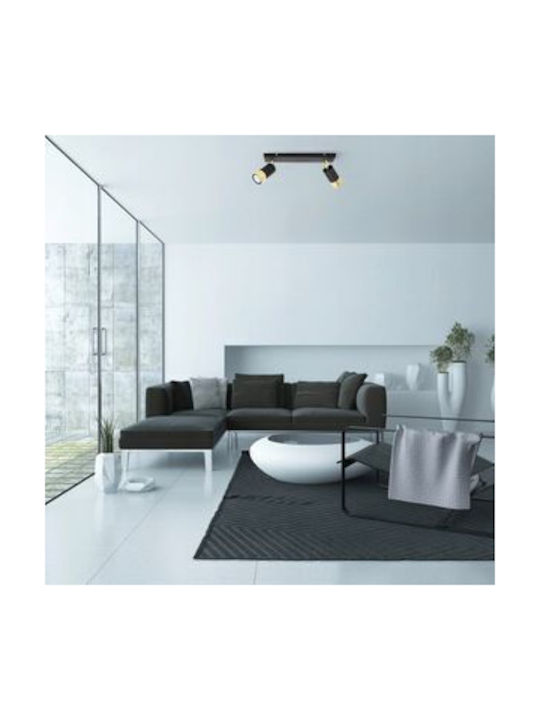 Light Home Spot cu 11 Lumini în Culoare Negru