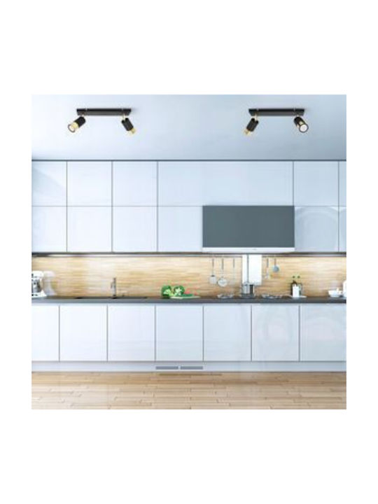 Light Home Spot cu 11 Lumini în Culoare Negru