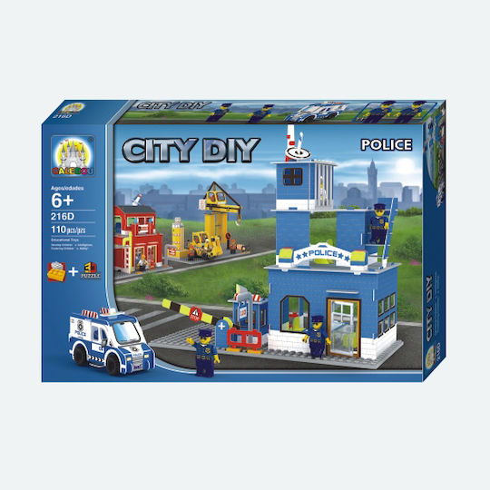 Police Building Blocks for 6+ Years 110 Pieces